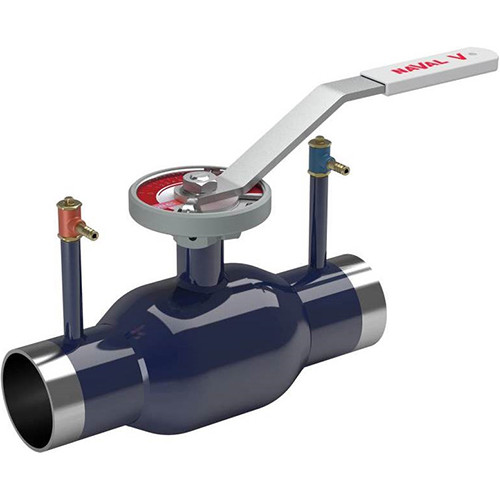 Кран шаровой NAVAL NAVALTRIM 264409 V DN 50 PN 40 регулирующий стальной под приварку
