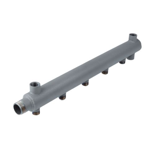 Коллектор распределительный VALTEC VTc.510.BS.SG40060409 9 отводов ВР-НР 1&amp;quot;x1/2&amp;quot; DN 25 PN 16 без регулировки