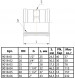 Муфта соединительная латунная Aquasfera 9018 DN 50 PN 16 резьба - 2&amp;#039;&amp;#039;, покрытие - никель, резьбовая ВР-ВР, 9018-06