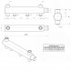 Коллектор распределительный VALTEC VTc.510.BS.SG40060410 10 отводов ВР-НР 1&amp;quot;x1/2&amp;quot; DN 25 PN 16 без регулировки