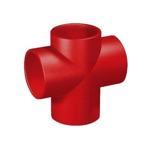 Крестовина плоская 88° SML DN 100/50/50 мм чугунная