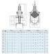 Задвижка HAWLE 4000E2 DN 200 PN 16 фланцевая клиновая чугунная с обрезиненным клином разборная