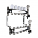Коллекторная группа VALTEC VTc.588.EMNX.0605 5-ти контурный ВР-НР 1&amp;quot;x3/4&amp;quot; DN 25 PN 9 с регулирующими и балансировочными клапанами