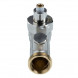 Клапан запорно-регулирующий Valtec VT.062.NE 1/2&amp;quot; x 3/4&amp;quot; (евроконус) DN 15 PN 16 с выходом под датчик температуры