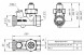 Клапан запорно-регулирующий Valtec VT.062.NE 1/2&amp;quot; x 3/4&amp;quot; (евроконус) DN 15 PN 16 с выходом под датчик температуры