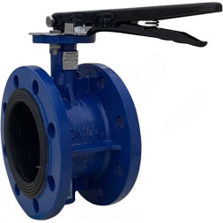 Затвор дисковый чугунный Benarmo 2110H DN 80 PN 16 поворотный фланцевый с рукояткой