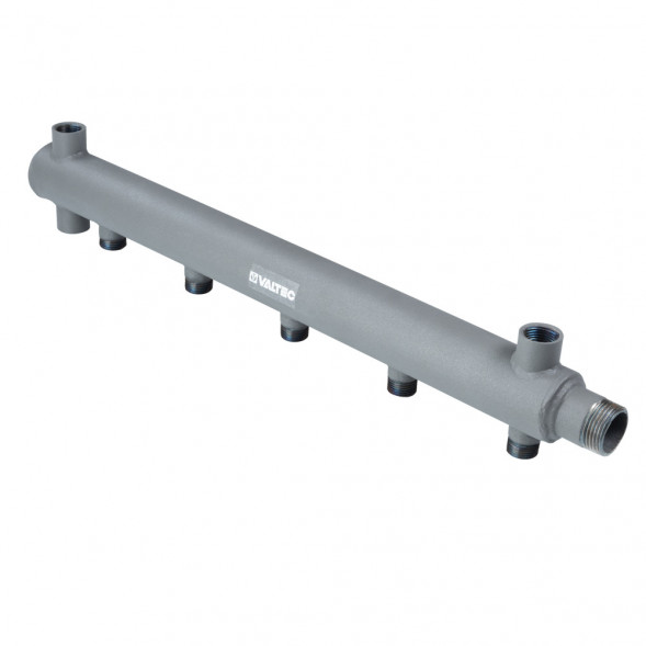 Коллектор распределительный VALTEC VTc.510.BS.SG50060402 2 отвода ВР-НР 1&amp;quot;x1/2&amp;quot; DN 25 PN 16 без регулировки