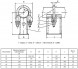 Опора Дн 159 05 ОСТ 108.275.37-80 неподвижная однохомутовая хромомолибденованадиевая сталь, ТЭС и АЭС