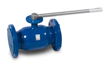 Кран шаровой TEMPER 28345500 стандартнопроходной фланцевый DN 500 PN 16 с фланцем для установки привода