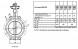 Затвор дисковый поворотный ABRA BUV-VF 826 DN 500 PN 16 межфланцевый с голым штоком