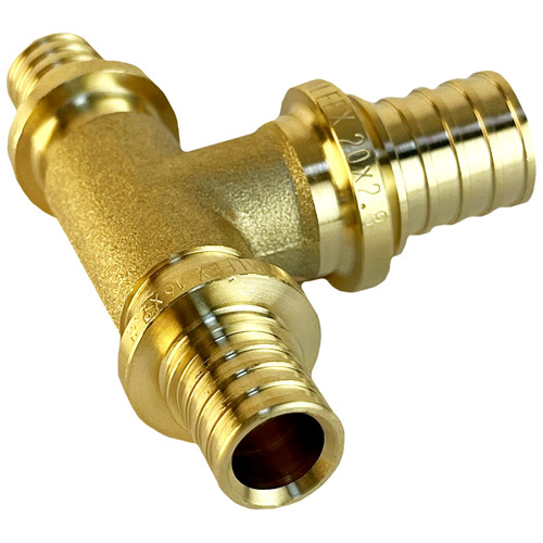 Тройник надвижной переходной VALFEX VF.431.AF Ду 25х16х20 Ру 16 латунный