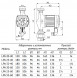Насос циркуляционный Unipump LPA 32-40 180 с мокрым ротором H=4м Q=50л/мин арт. 46637