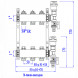 Коллекторная группа VALTEC VTc.588.EMNX.0607 7-ми контурный ВР-НР 1&amp;quot;x3/4&amp;quot; DN 25 PN 9 с регулирующими и балансировочными клапанами