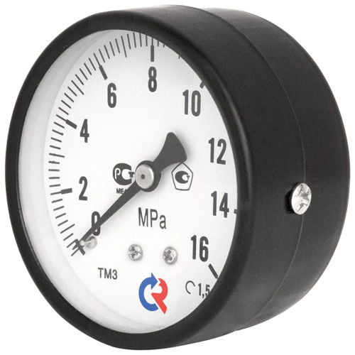 Манометр РОСМА ТМ-310Т.00 (0...0,16 МПа) Дкорп=63мм кл. 1,5 G1/4&amp;quot; общетехнический с повышенным кл.т. осевой 00000007019