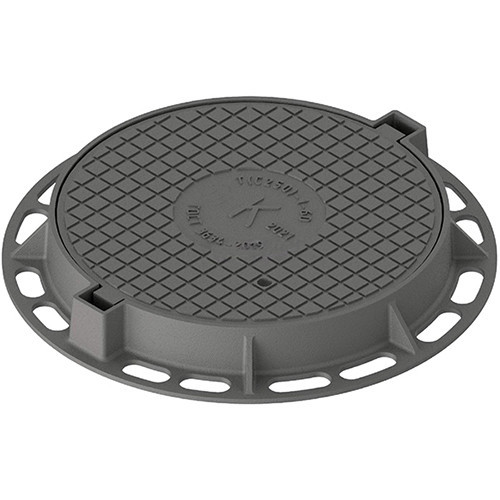 Люк чугунный тяжелый Т(С250)-К-1-60 для канализации ГОСТ 3634-2019
