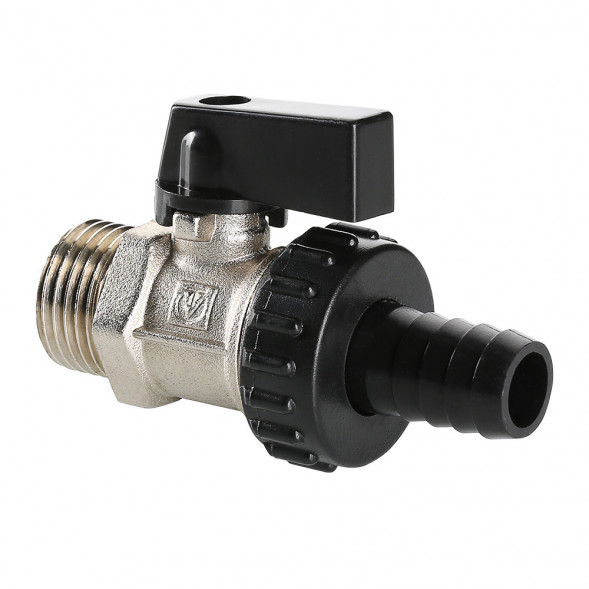 Кран шаровой VALTEC 1/2&amp;quot; Ду15 Ру10 дренажный VT.430.N.04