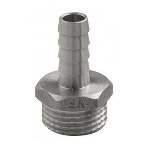 Штуцер для шланга VALFEX VF.650 НР 1/2&amp;quot; Ду 15x20 Ру 40 никелированный латунный
