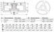 Клапан обратный Benarmo 3030 DN 32 PN 40 осевой межфланцевый