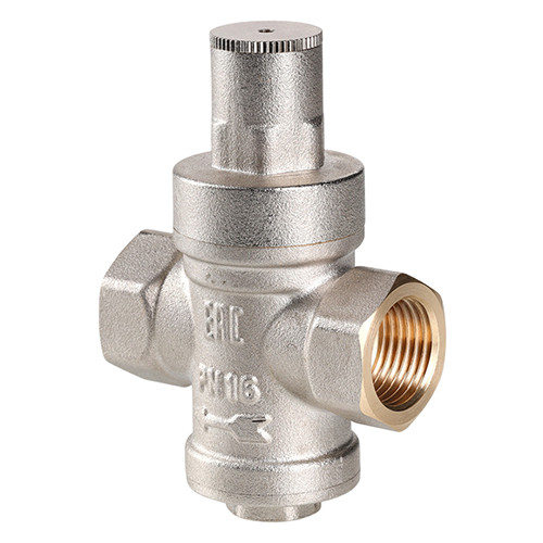 Редуктор давления VALTEC VT.083.N.04 1/2&amp;#039;&amp;#039; DN 15 PN 16 поршневой, прямого действия, латунный с никелированным покрытием