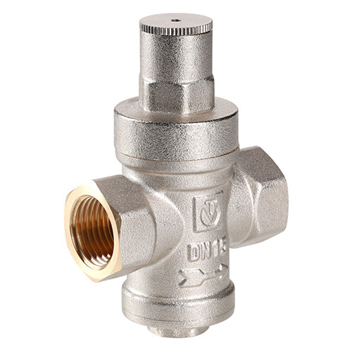 Редуктор давления VALTEC VT.083.N.04 1/2&amp;#039;&amp;#039; DN 15 PN 16 поршневой, прямого действия, латунный с никелированным покрытием