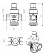 Редуктор давления VALTEC VT.083.N.04 1/2&amp;#039;&amp;#039; DN 15 PN 16 поршневой, прямого действия, латунный с никелированным покрытием