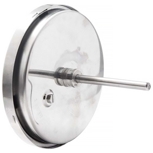 Термометр РОСМА БТ-31.211-100 Дкорп=63мм 2,5 МПа кл. 2,5 G1/2&amp;quot; Tраб = 0...+120°C биметаллический осевой 00000002408