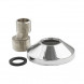 Эксцентрик VALFEX VF.670 НР 3/4&amp;quot;x1/2&amp;quot; Ду 20x15 Ру 40 никелированный латунный