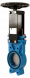 Задвижка шиберная VALSTOK VAB-013-01-HW(N)-NBR Ду 200 Ру 10 двусторонняя чугунная межфланцевая со штурвалом с невыдвижным штоком