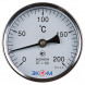 Термометр биметаллический ЭКОМЕРА БТ-1 Ду 80, Т 0-200C, L=40