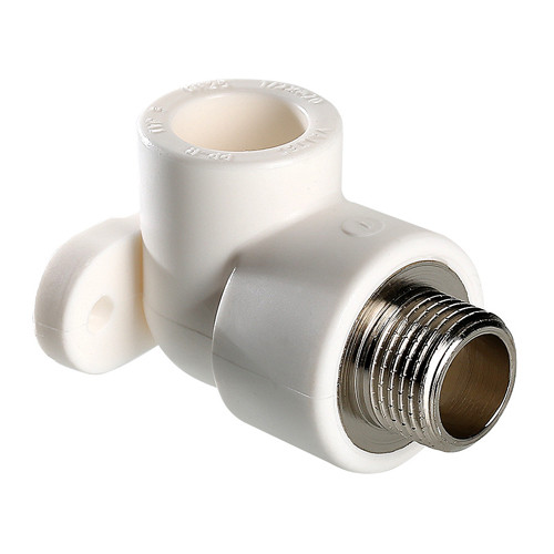 Угольник 90 градусов VALTEC VTp.755 НР 1/2&amp;quot; DN 25x15 PN 25 с креплением полипропиленовый комбинированный