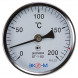 Термометр биметаллический ЭКОМЕРА БТ-1 Ду 80, Т 0-200C, L=60