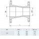 Переход фланцевый HAWLE 8550 DN 125-100 PN 16