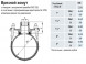 Врезной хомут HAWLE 3500 DN 250-1 1/4&amp;quot; PN 16 универсальный с резьбовым подключением ISO 228
