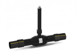 Кран шаровой газовый TEMPER 58245500 стандартнопроходной под приварку DN 500 PN 16/25 с переходом на ПЭ патрубки