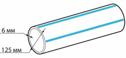 Труба ПНД 125х6 SDR 21 ПЭ 100 ГОСТ 18599-2001 питьевая