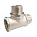 Тройник переходной VALFEX VF.133 ВР-НР 1/2&amp;quot;x1/2&amp;quot;x1/2&amp;quot; Ду 15 Ру 40 никелированный латунный