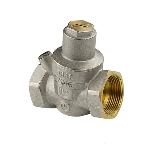 Редуктор давления VALTEC VT.089.N.08 1 1/2&amp;#039;&amp;#039; DN 40 PN 16 мембранный, регулируемый, латунный с никелевым покрытием