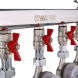 Узел этажный VALTEC VT.GPW.K06S04.000.R-8 1&amp;quot; DN 25 для водоснабжения с редуктором на каждом отводе