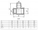Тройник переходной VALFEX VF.132 ВР-НР 1/2&amp;quot;x1/2&amp;quot;x1/2&amp;quot; Ду 15 Ру 40 латунный