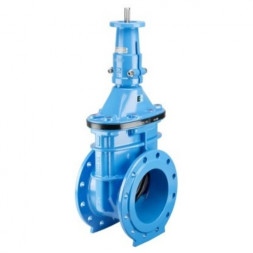 Задвижка HAWLE 4000ELE2 DN 65 PN 16 фланцевая клиновая чугунная с переходником для э/привода с обрезиненным клином