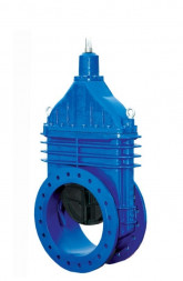 Задвижка JAFAR 2111 DN 500 PN16 фланцевая клиновая чугунная с обрезиненным клином