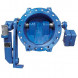 Клапан Tecofi CP4208 DN 900 PN 10 обратный поворотный фланцевый с противовесом