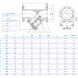 Фильтр DENDOR 021Y DN 150 PN 16 сетчатый с магнитной вставкой фланцевый