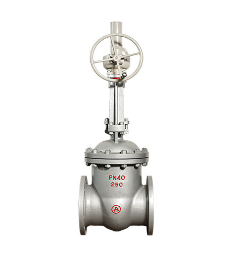 Задвижка 30лс515нж Ду250 Ру 40 стальная с редуктором