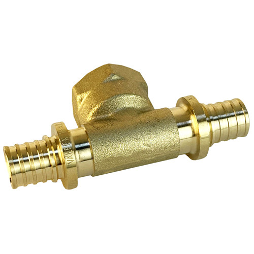 Тройник надвижной VALFEX VF.432.AF ВР 1/2&amp;quot; Ду 20х20 Ру 16 переход на внутреннюю резьбу, латунный