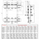 Коллекторная группа VALTEC VTc.594.EMNX.0606 6-ти контурный ВР-НР 1&amp;quot;x3/4&amp;quot; DN 25 PN 10 с регулирующими и балансировочными клапанами