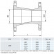 Переход фланцевый HAWLE 8550 DN 200-150 PN 16