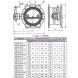 Затвор ЭНЭКОС DN 900 PN 10 поворотный фланцевый с двойным эксцентриком с редуктором и переходником под ключ 24