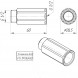 Латунный удлинитель VALTEC 1/2&amp;quot; VTr.197.N.0450