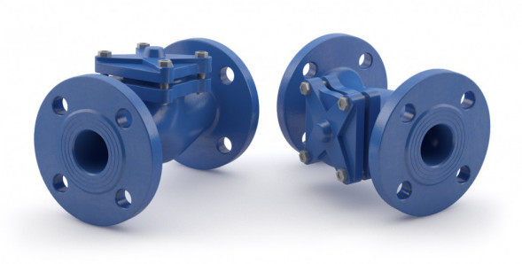 Клапан Tecofi CS3240 DN 80 обратный подъемный фланцевый PN 13,6